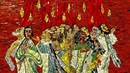 Este mosaico sobre el Pentecostés, muestra el fuego como un elemento representativo del Espiritu santo. Foto: Holger Schué, cortesía de Pixabay.