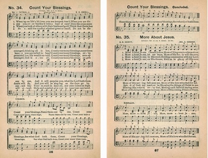 "Count Your Blessings" was first published in 1897 in "Songs for Young People."