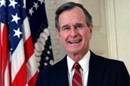 Former President George H.W. Bush.