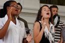 A youth choir sings during a Special Sunday at First Grace United Methodist Church in New Orleans, Louisiana. Youth choir. Photo by Kathy L. Gilbert, United Methodist Communications.