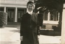 Methodist deaconess Kathryn Maurer is seen in a 1935 photograph. Courtesy of California State Library.