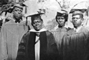 Mary McLeod Bethune with the 1928 graduating class of Bethune-Cookman College. Courtesy of Florida State Library and Archives.