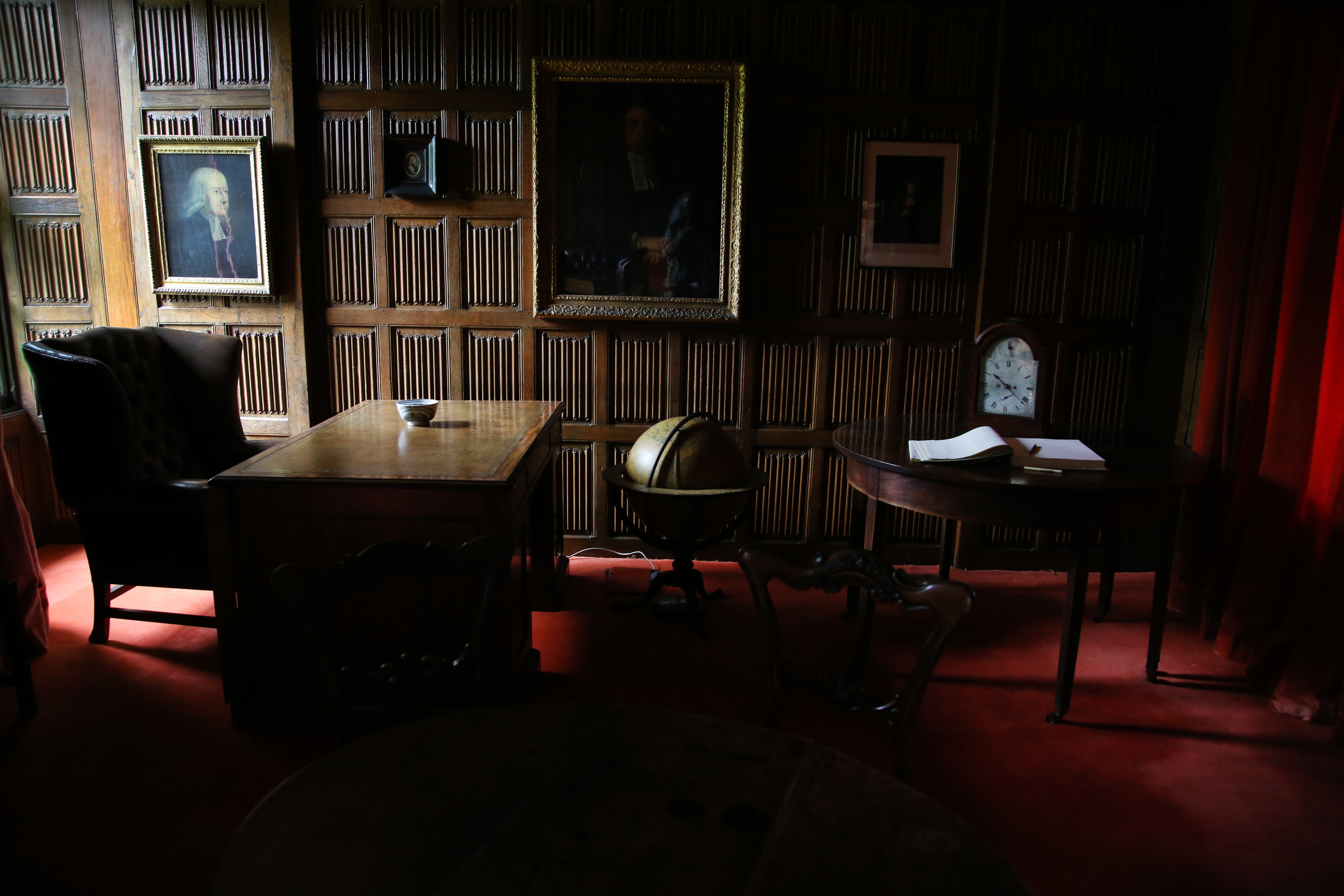 A room at Lincoln College, Oxford, is decorated as John Wesley would have had it. Wesley served as a fellow at Lincoln College from 1726 until his marriage in 1751. Photo by Kathleen Barry, United Methodist Communications
